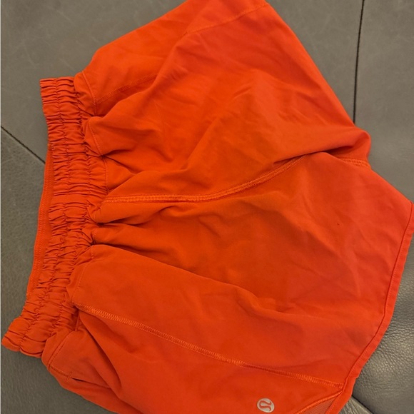 LULULEMON Blue Top and Orange Shorts Set- size 2tall shorts and small top - Picture 6 of 8